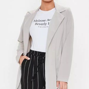 COPY - Missguided Grey Maxi Duster